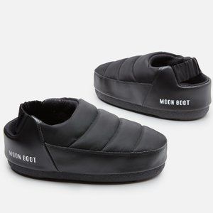 Quilted Moon Boot Sandal Band Black Nylon Size 41/42